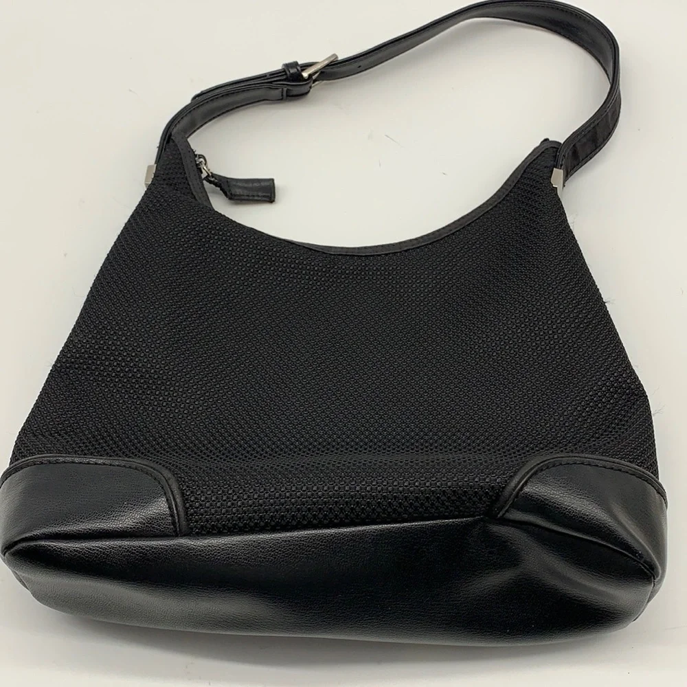 The SAK Black Nylon Handbag with Adjustable Strap